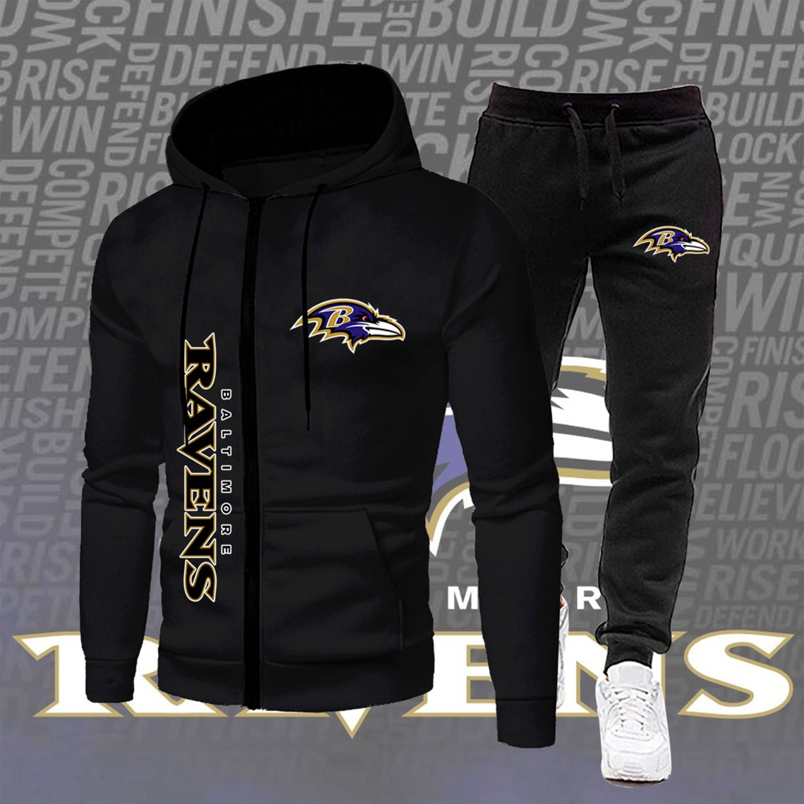 Baltimore Ravens Men's Tracksuit Sport Women's Set Etsy