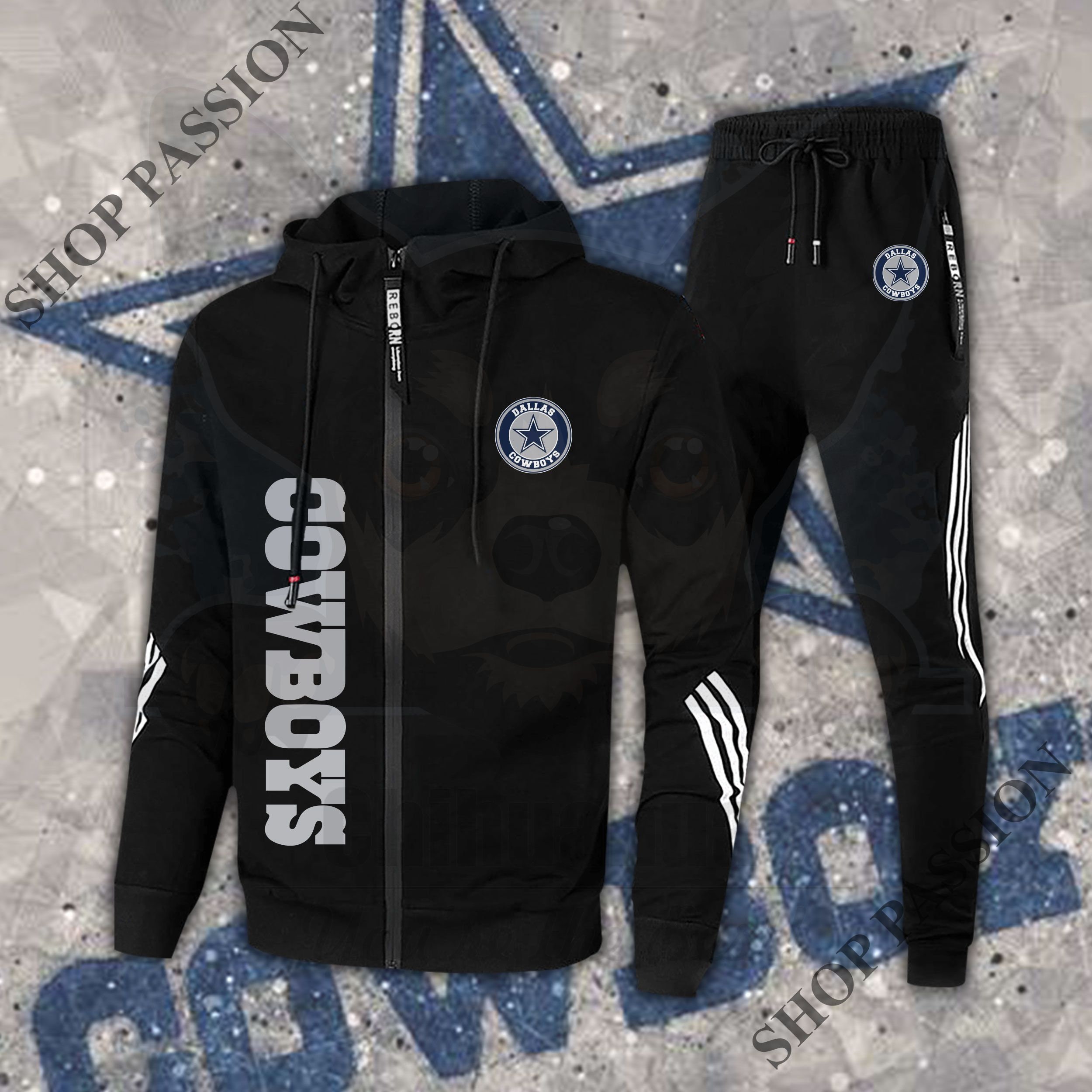 dallas cowboys jogging suit TGS A.A