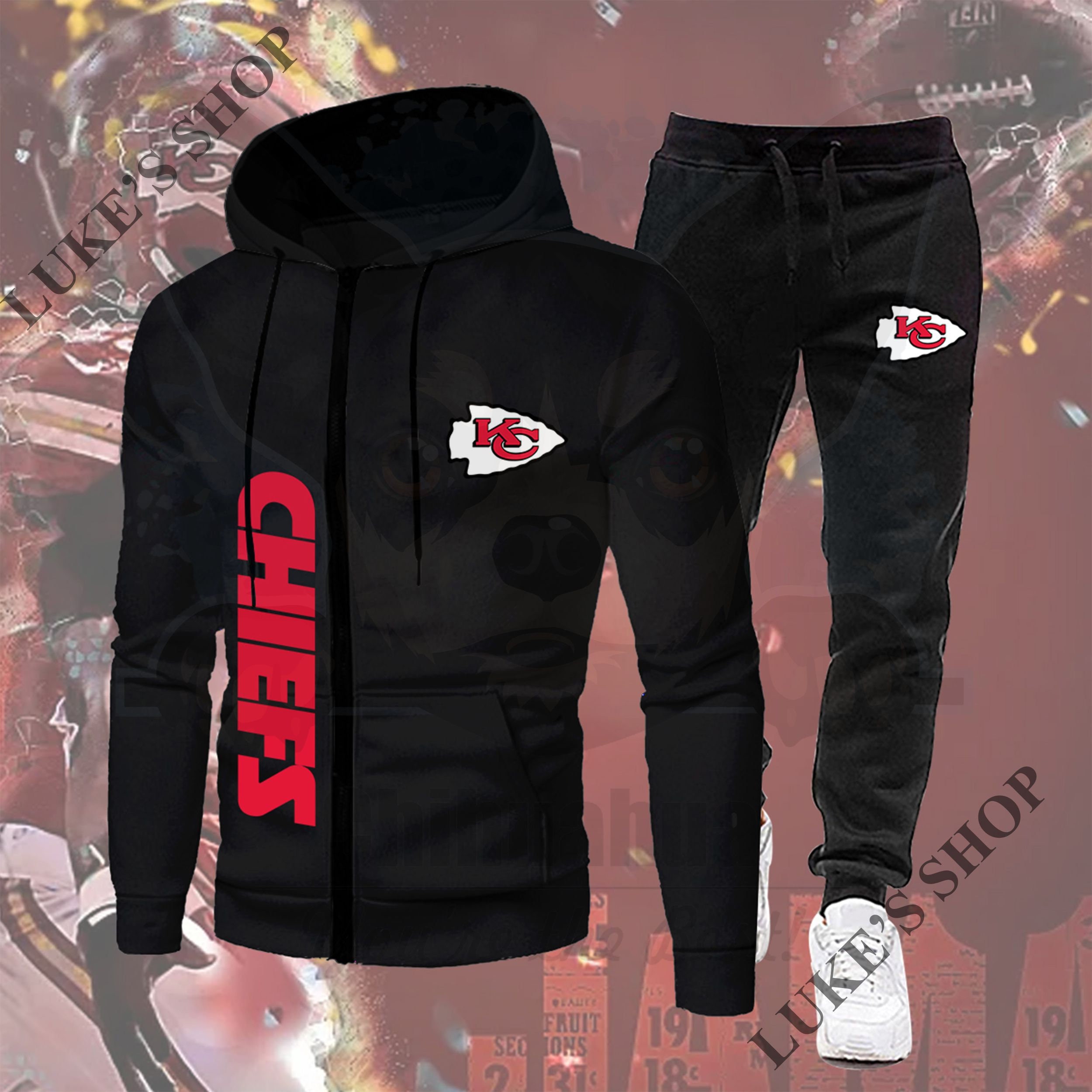 Kansas City Chiefs Men's Tracksuit Sport Women's Set Etsy