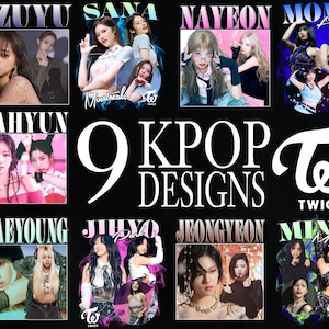 T-shirt designs bundle , hip hop design bundle , TWICE design bundle , KPOP design , TWICE t-shirt , hip hop t-shirt