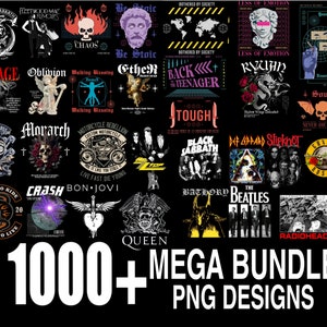 1000+ T-shirt designs bundle , hip hop design bundle , rock design bundle , bikers design , rock bands t-shirts , hip hop t-shirt,streatwear