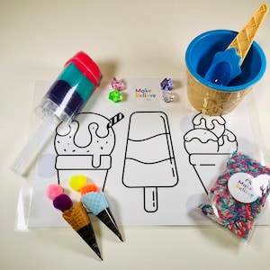 Ice Cream Sundae Play Dough Kit
