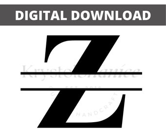 Download Monogram Z Svg Etsy