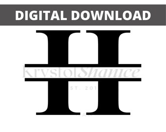 Download Letter H Svg Etsy