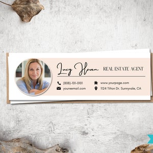 Email Signature | Gmail Signature | Real Estate Email | Email Canva Template | Digital Signature | Custom Signature