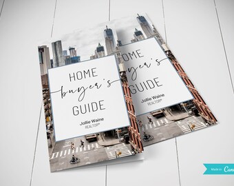 Home Buyer Brochure | Editable Canva Template | Real Estate Marketing | Double-Sided Tri-Fold Brochure | Buyer Guide | Open House