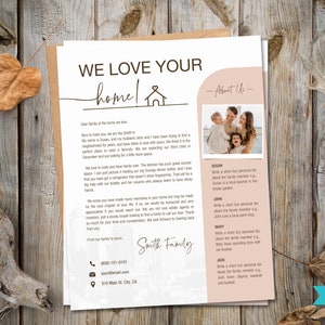 Carta del comprador Canva l Carta del comprador al vendedor l Carta del comprador l Carta de oferta al vendedor l Carta de oferta del comprador l Carta de We Love Your Home