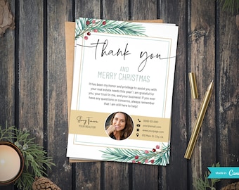 Kerstkaart voor makelaar | Vastgoedmarketing | Makelaarsmarketing | Makelaar Bedankt | Vrolijke kerstkaart | Kerst in onroerend goed