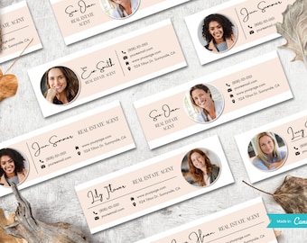 E-mailhandtekeningbundel | Gmail-handtekeningenbundel | E-mail onroerend goed | E-mail Canva-sjabloon | Digitale handtekeningbundel | Signature-bundel
