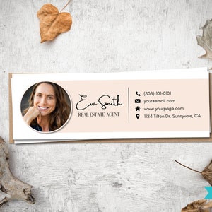 Email Signature | Gmail Signature | Real Estate Email | Email Canva Template | Digital Signature | Custom Signature