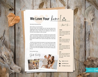 Kopersbrief Canva l Kopersbrief aan verkoper l Kopersbrief l Aanbiedingsbrief aan verkoper l Kopersbrief l We Love Your Home Letter