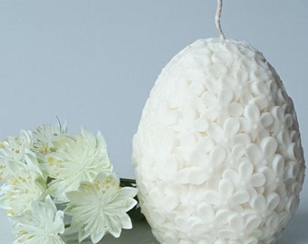Daisy Flower Egg Candle: Handgemachte Soja-Osterdeko