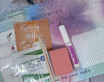 Nail kit for Press on Nail/ Kit for False Nails/ Kit for fake nails