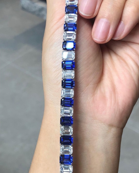 Elegante bracciale da tennis regolabile in argento con zirconi cubici