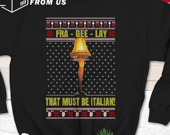Fragile Lamp Christmas Story Leg Outfit Forest Green Basic Men's T-Shirt Fragile Lamp Christmas Story Leg Outfit Forest Green Basic Men's T-Shirt
