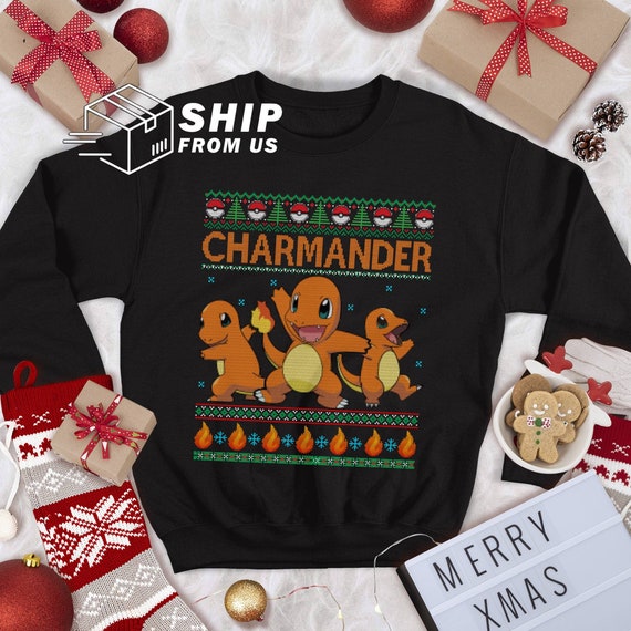 Charmander Sweatshirt Hitokage T Shirt Charmander Ugly Etsy