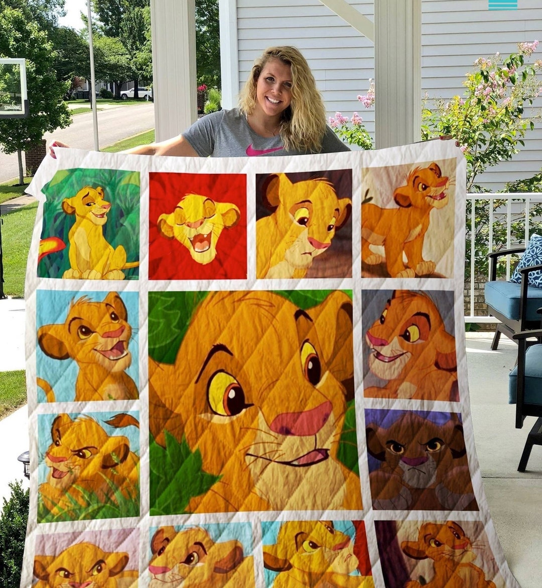 The Lion King Simba Fleece Blanket Simba Throw Blanket for Etsy