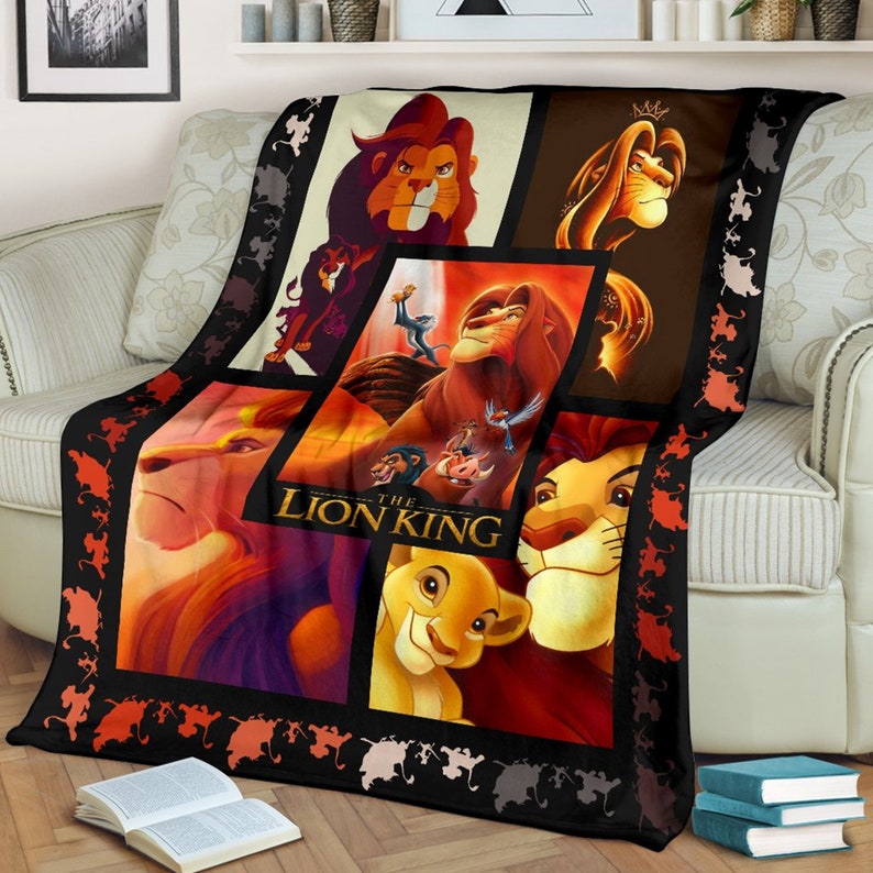 Disney the Lion King Fleece Blanket Quilt Disney Bedding Etsy