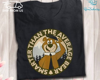 Yogi Bear Smarter Than Average T-Shirt Gift For Disney Fan