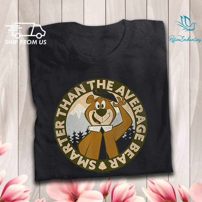 Yogi Bear Smarter Than Average Tshirt Gift for Disney Fan Etsy