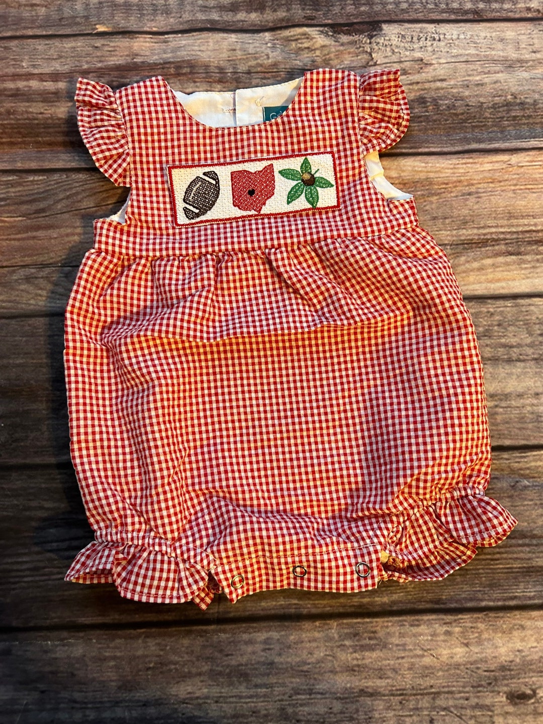 Walker Bubble - Light Blue Seersucker Gingham main image 1