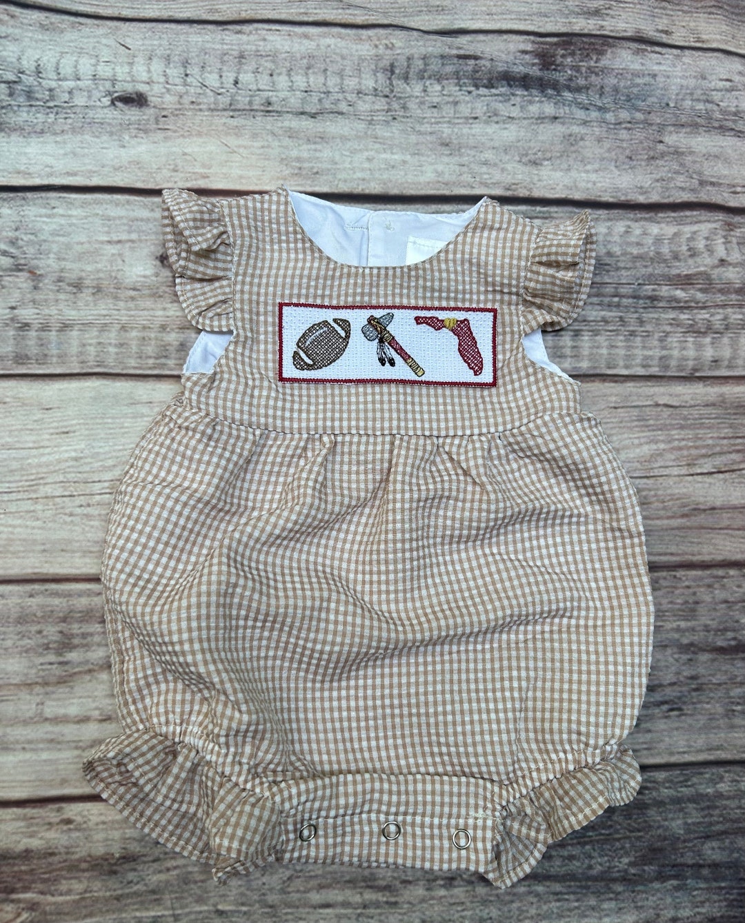 Walker Bubble - Light Blue Seersucker Gingham main image 0
