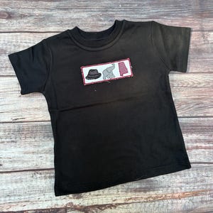 Embroidered Tee ONLY  Black or White