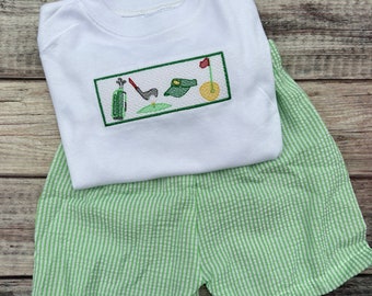 Baby/Toddler Boy Golf Shorts Set