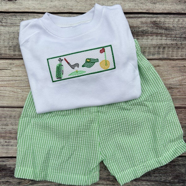 Baby/Toddler Boy Golf Shorts Set