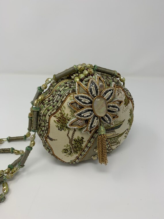 Two faces Mary Frances novelty designer bag purse