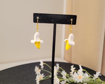 Banana Earrings | Clay Earrings