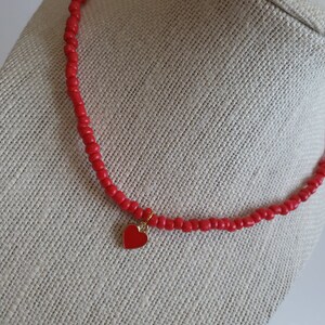 Beaded Necklace | Summer Jewelry | Choker | Seed Beads | Beaded Charm Necklace | Dainty Necklace | Necklace For Her | Necklace