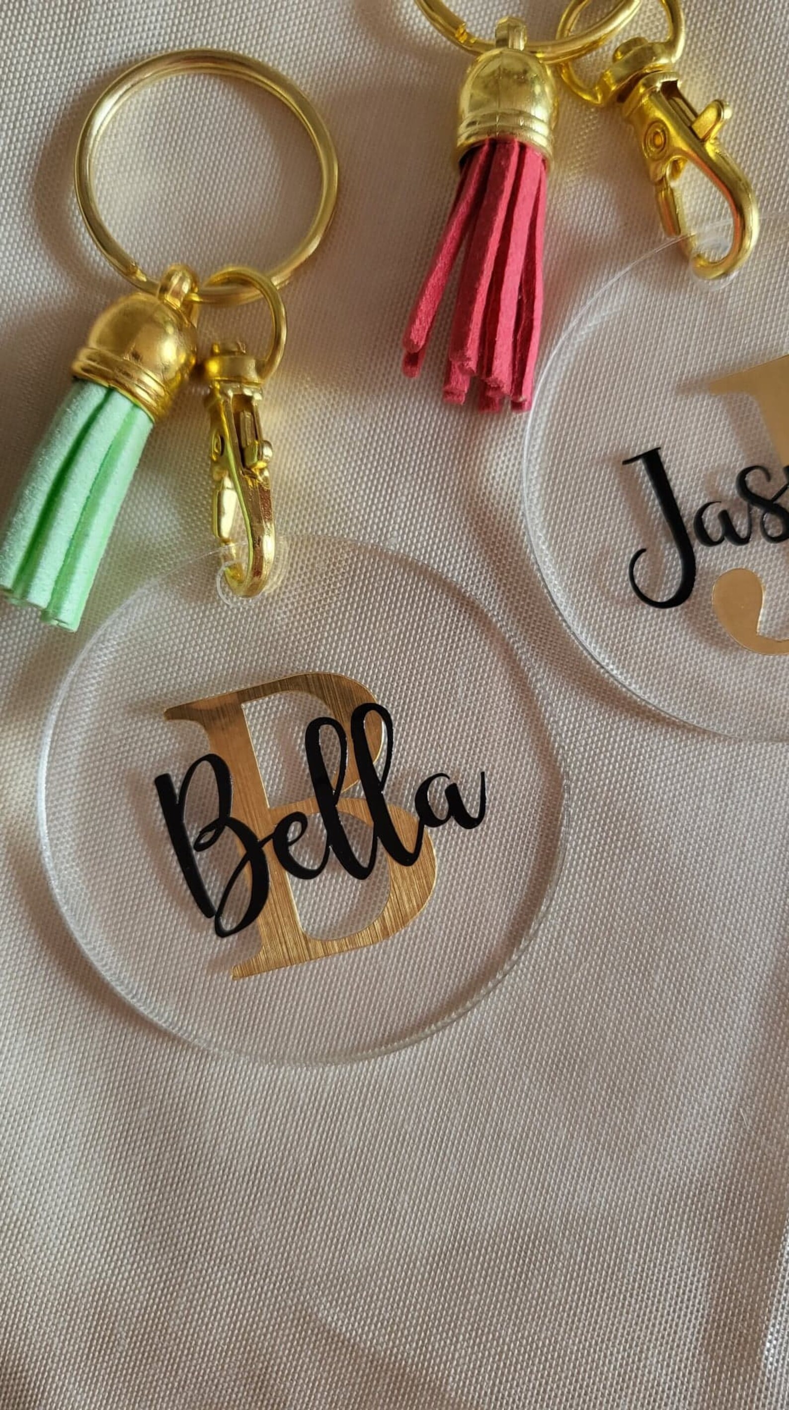Personalize Name Keychain, Name Keychain, Custom Name Keychain, Bridal ...