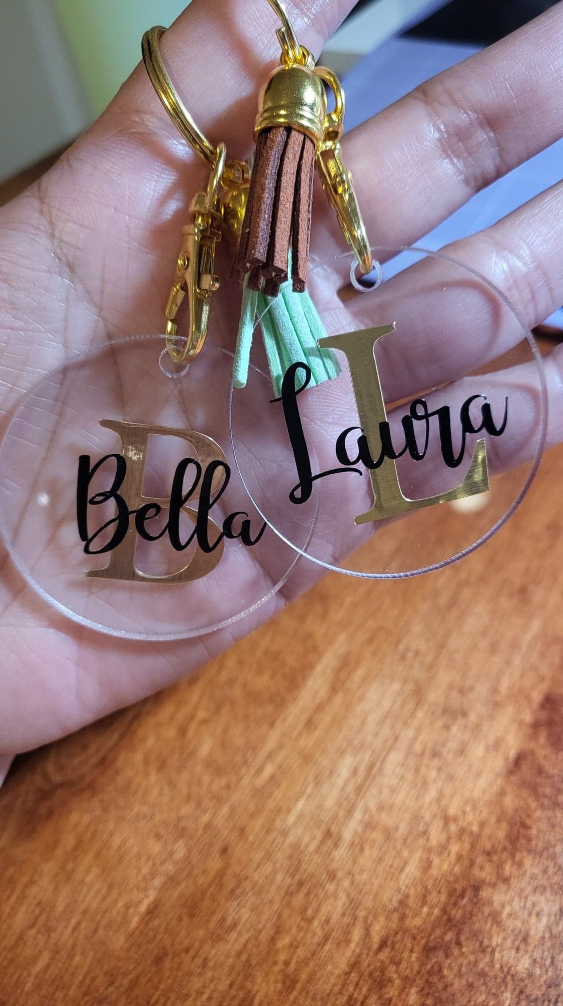 Personalize Name Keychain, Name Keychain, Custom Name Keychain, Bridal ...