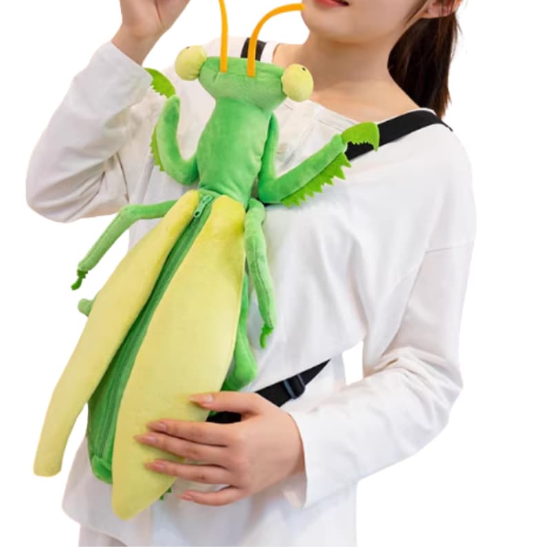 Cute Insect Plush Backpack for Boys Girls, Grasshopper, Dragonfly ...