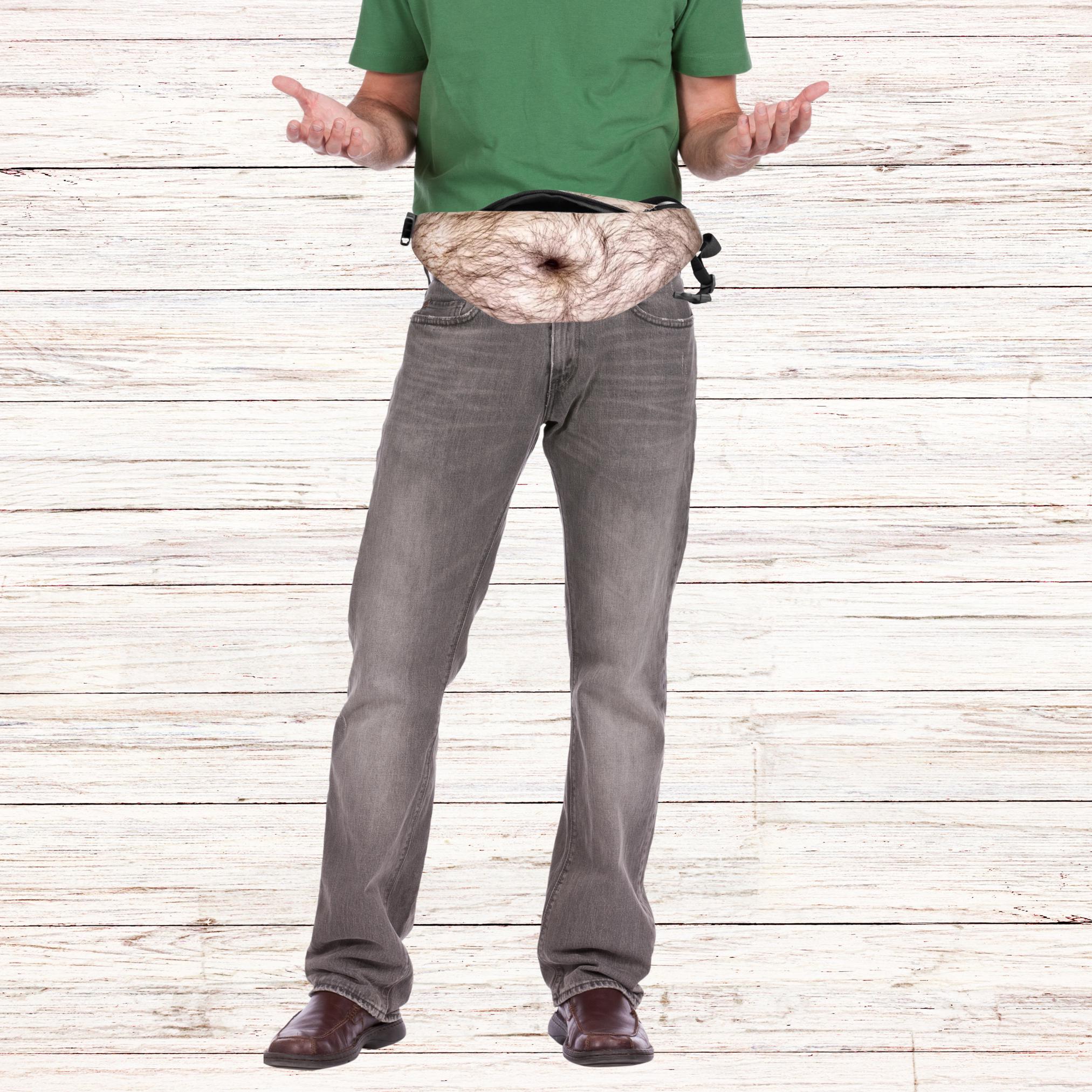 Hairy Beer Belly Waist Bag, Funny Dad Bod Fanny Pack, Realistic PU Belly  Pouch, Gag Gifts, Funny Gift for Men Dads, Prank Lovers