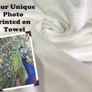 Custom Towel, Personalized Hand Towel, Your Photo to Print on Towel, Design Your Own Kitchen Towel, Sport Towels Gift for Him, Housewarming