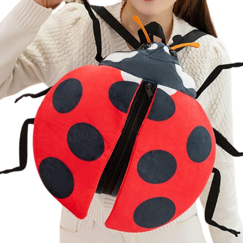 Kids Insect Bugs Bees Cicada Ladybird Spider Pill Bug Plush Backpack ...