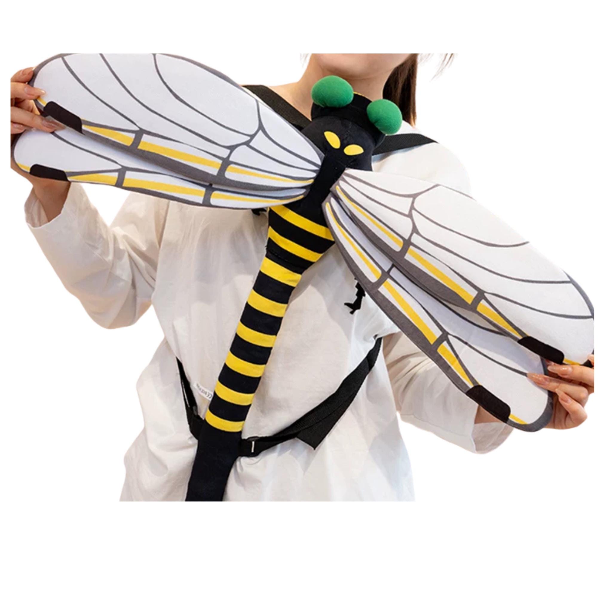 Cute Insect Plush Backpack for Boys Girls, Grasshopper, Dragonfly ...