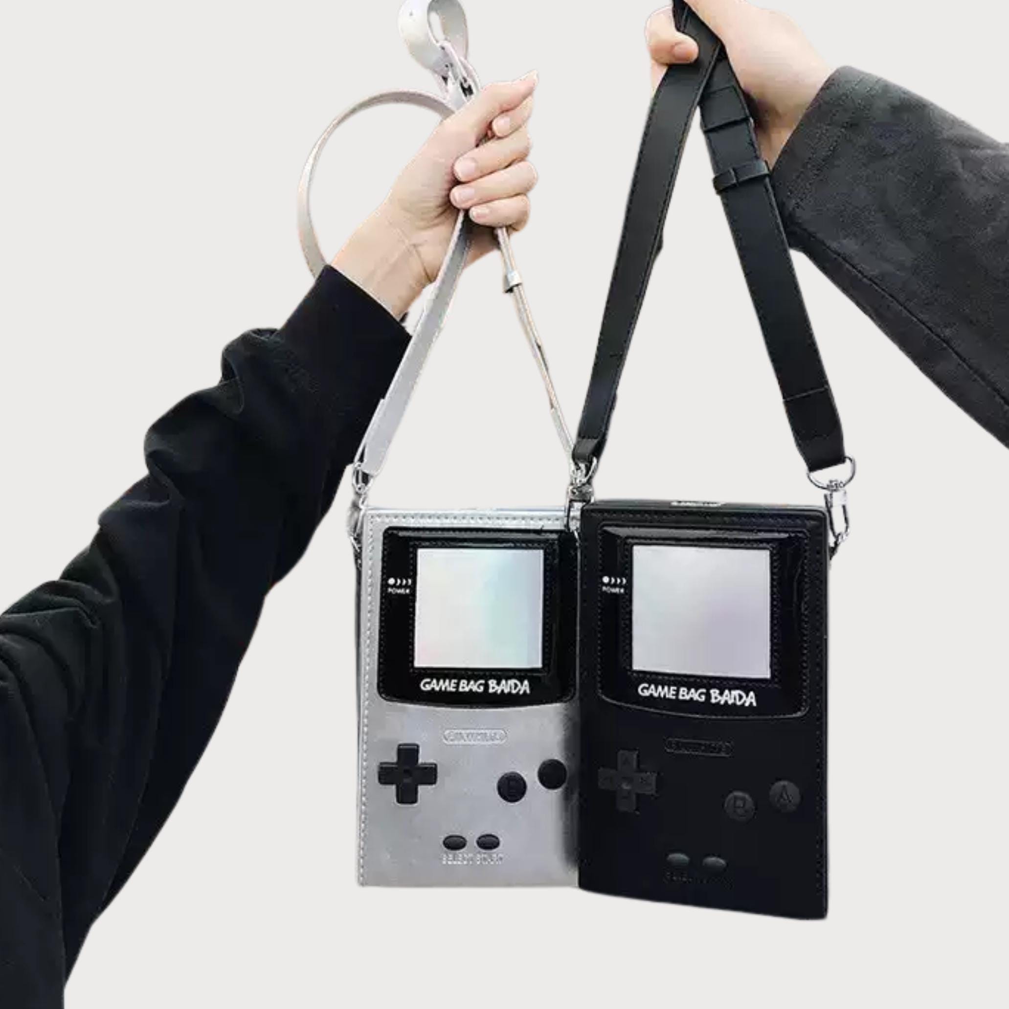 レトロゲーム機クロスボディバッグ、子供、ティーン、大人向けのユニ 