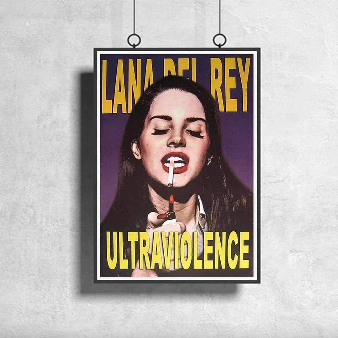 Lana Del Rey Tour Poster Lana Del Rey Musican Singer Etsy