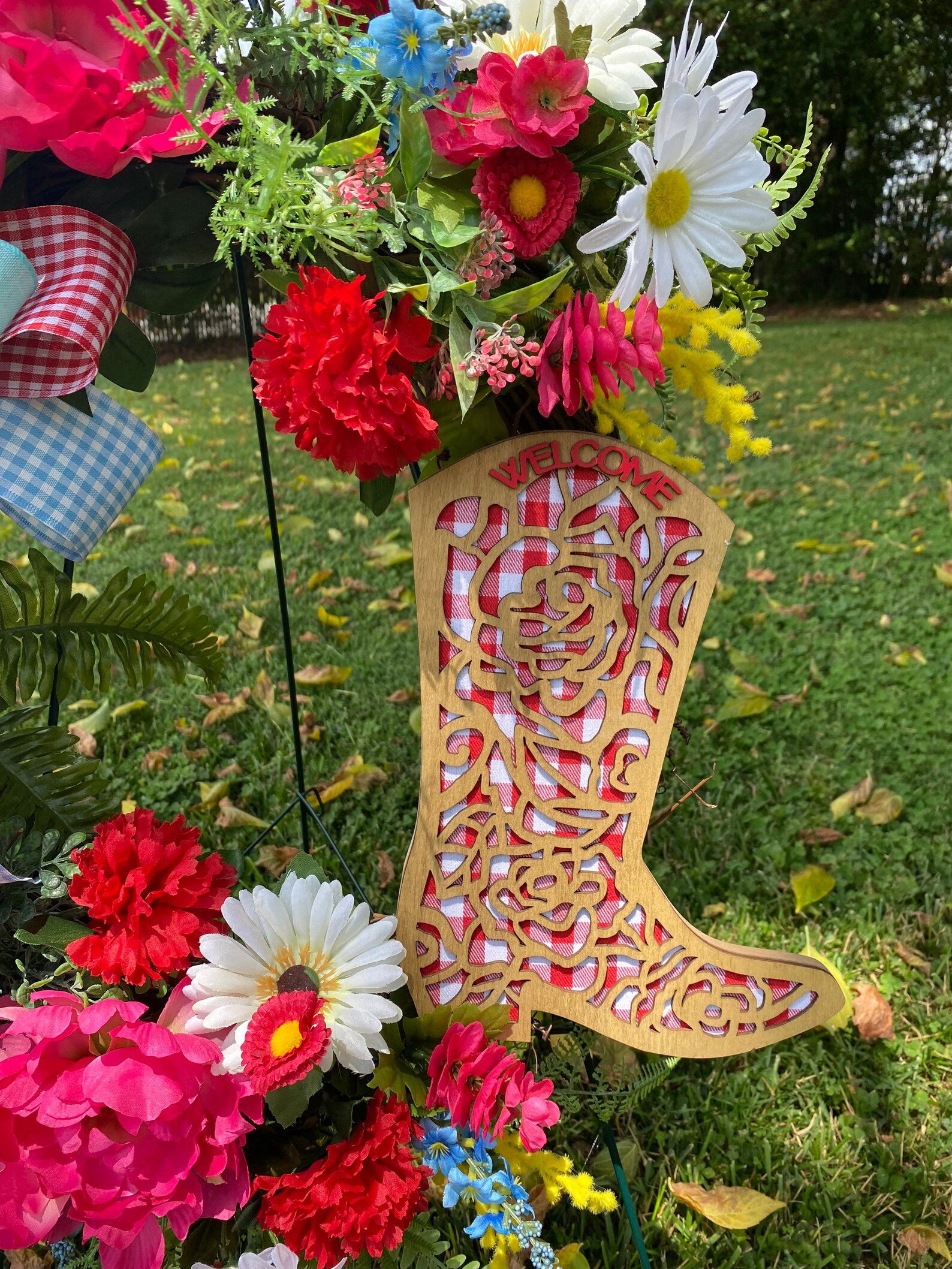 Pioneer Woman Inspired Grapevine Wreath Grapevine Wreath Etsy