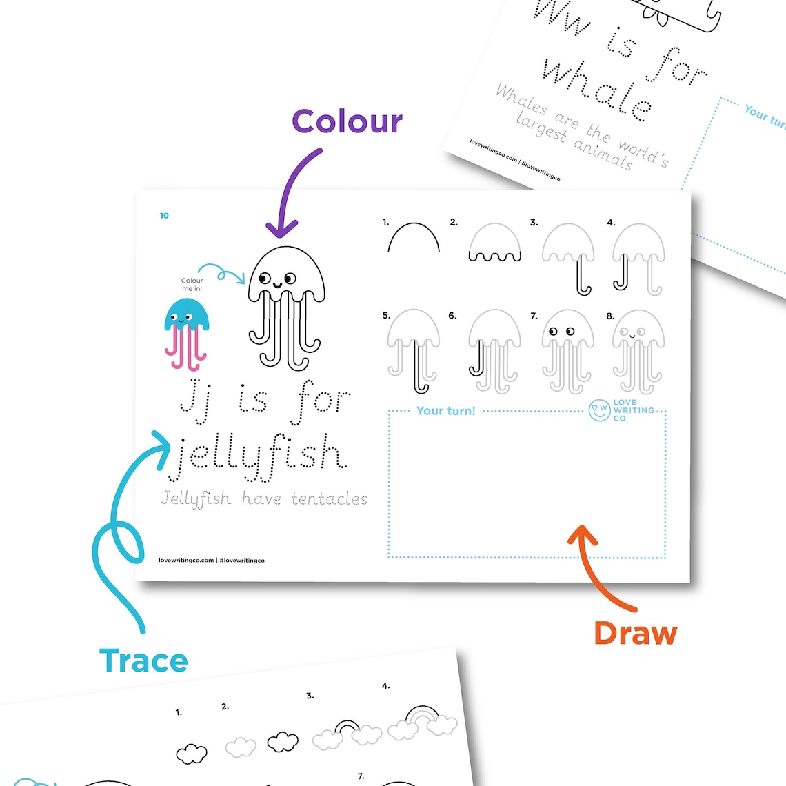 learn-to-write-and-draw-the-alphabet-pack-26-sheets-ages-etsy