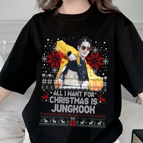 BT.S Ugly Christmas Sweater All I Want 