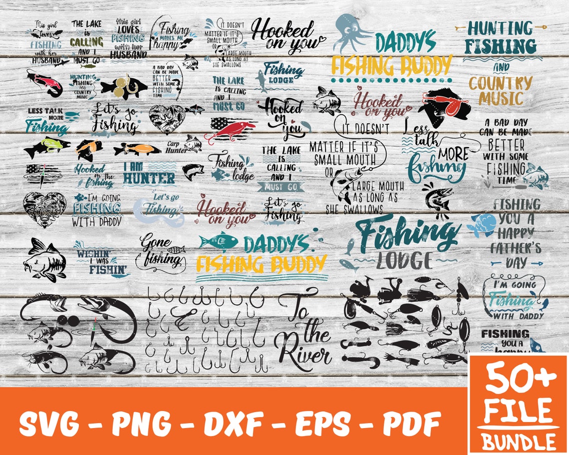 Free Free Fishing Svg Bundle 76 SVG PNG EPS DXF File
