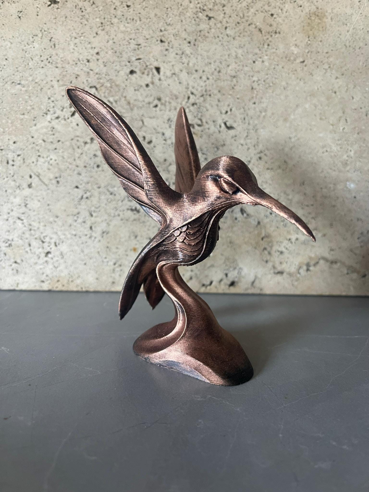 Hummingbird Sculpture Design – Modern Luxury Decoration – Elegant Bird ...