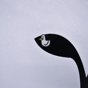Funky Duck Stud Earrings, Handmade Kawaii Jewelry, Unisex Quirky Duck Earrings, image 8