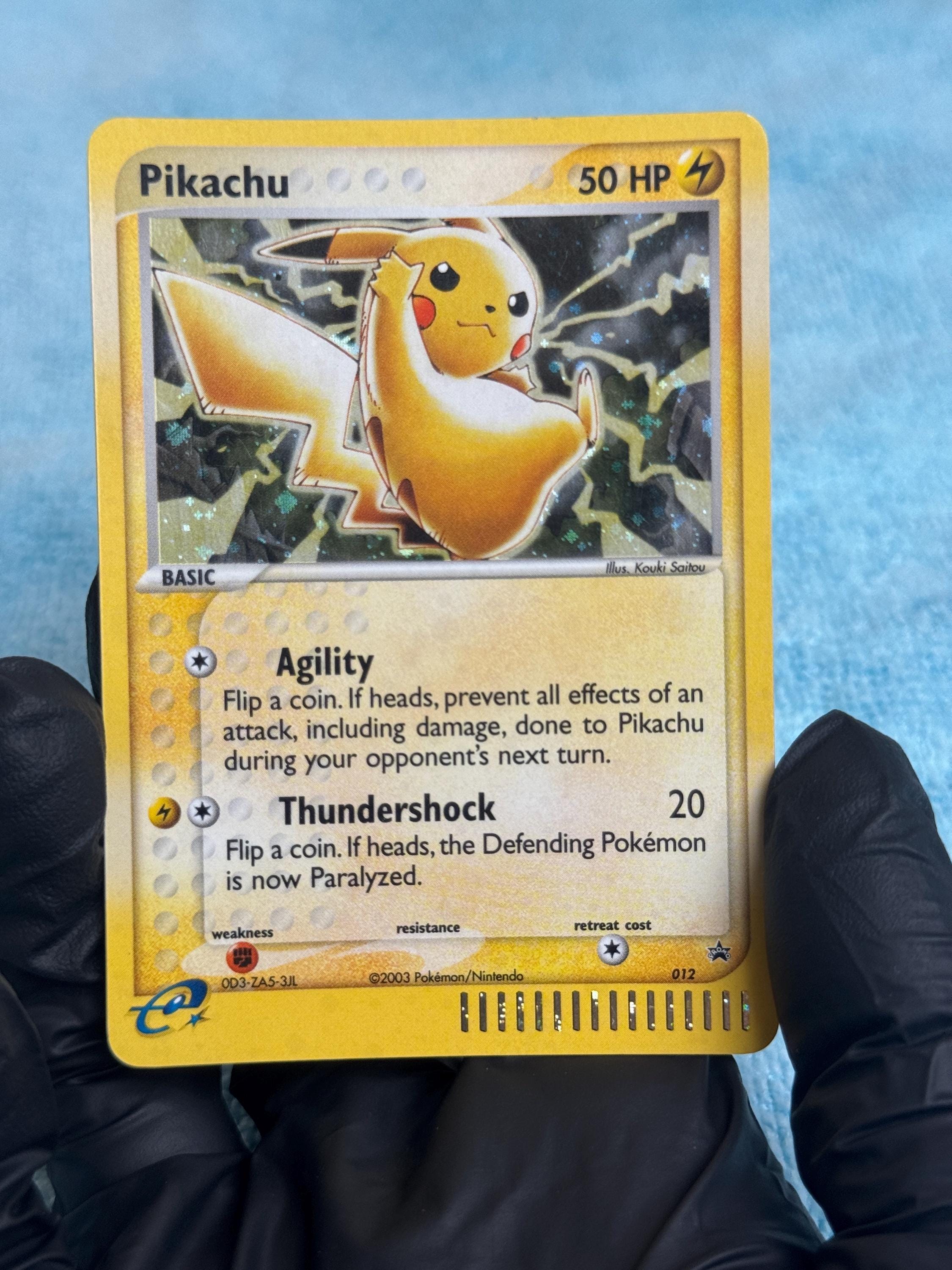 Pikachu Black Star Promo - Etsy