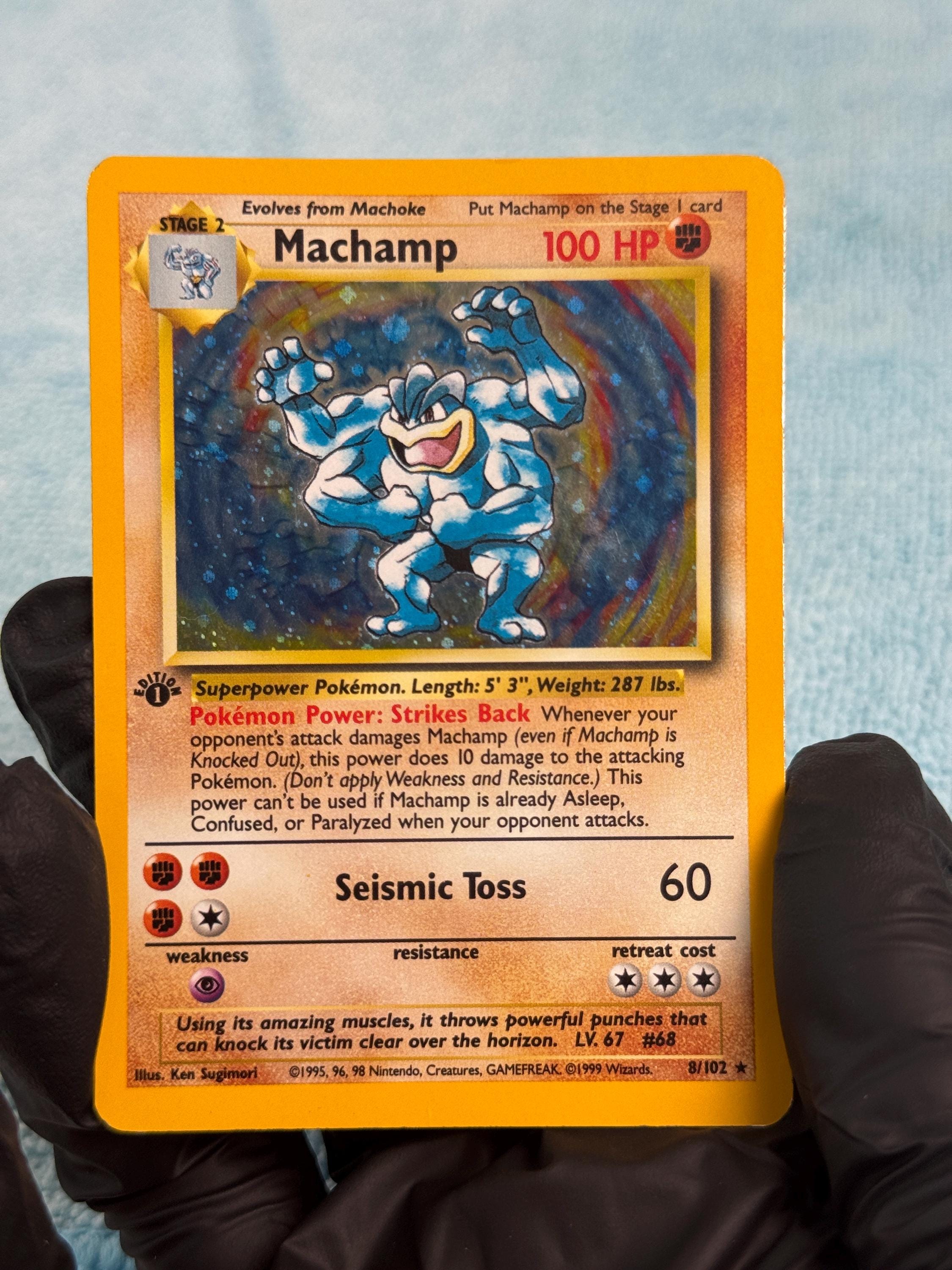 1st Edition Machamp - Etsy