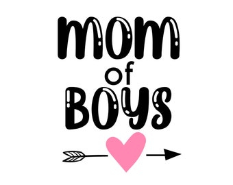 Mom of Boys, SVG/EPS/PNG